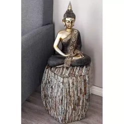 Kirklands Home Mussel Shell Hexagonal Accent Table Multi Online