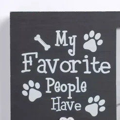 Picture Frames>Kirklands Home My Favorite People Have Paws Black Picture Frame