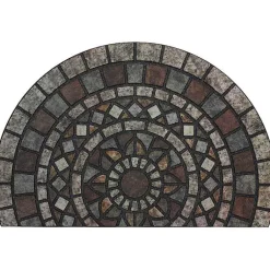 Kirklands Home Mythos Stone Mosaic Slice Doormat Sale