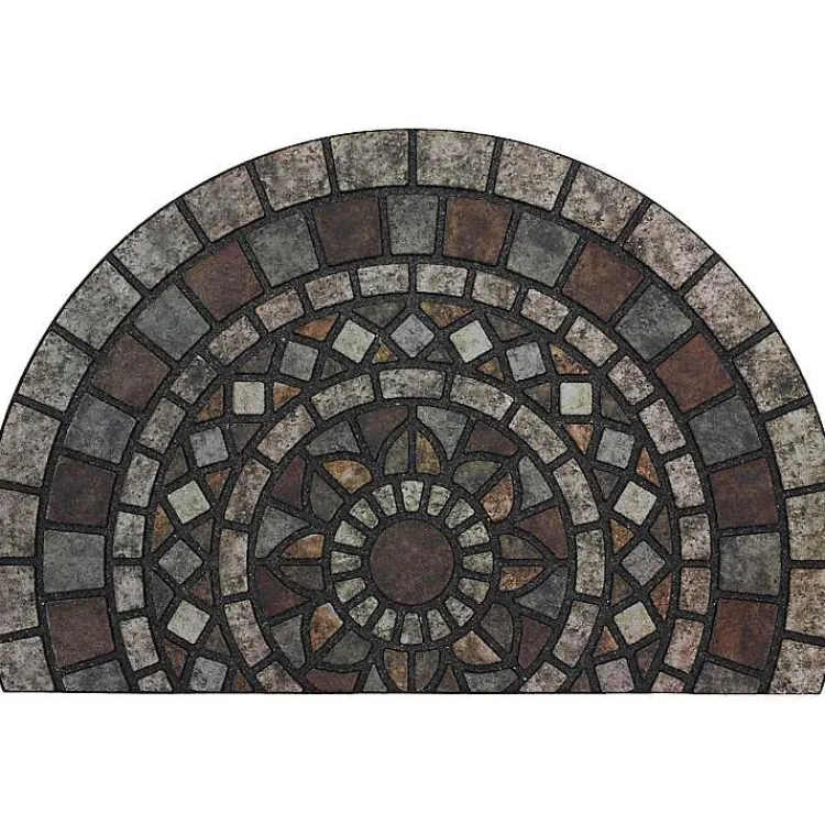 Kirklands Home Mythos Stone Mosaic Slice Doormat Sale