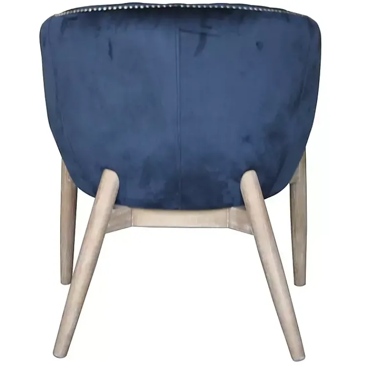 Kirklands Home Nadia Navy Velvet Club Chair Blue Online