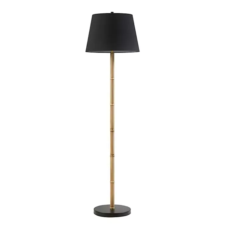 Kirklands Home Nassau Bamboo Martha Stewart Floor Lamp Black Sale