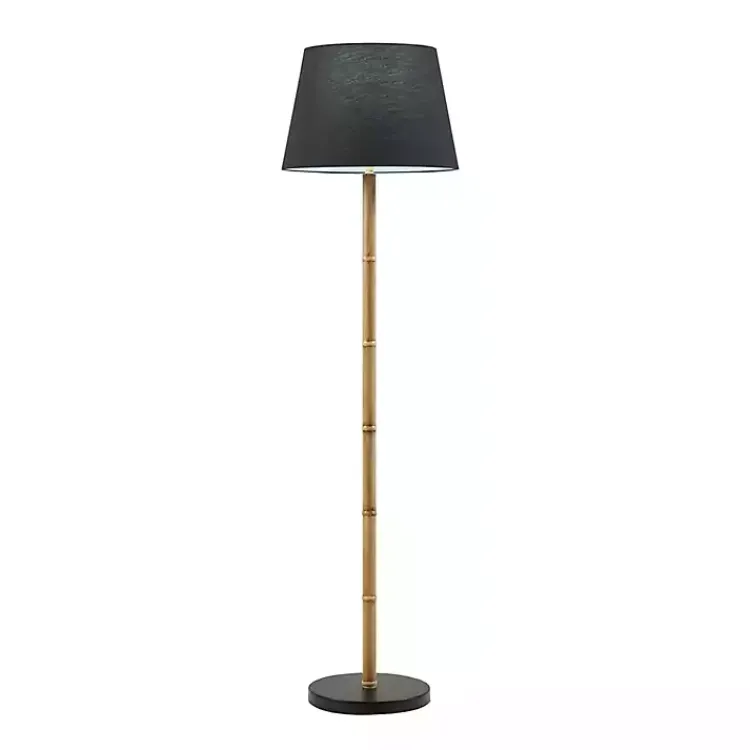 Kirklands Home Nassau Bamboo Martha Stewart Floor Lamp Black Sale