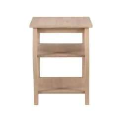 Kirklands Home Natural Prismatic Wood Accent Table Brown Online