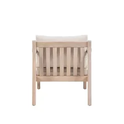 Kirklands Home Natural Acacia Wood 2-pc. Outdoor Accent Chair Set Tan Hot