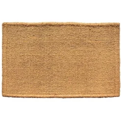 Kirklands Home Natural and Black Welcome Doormat, 48x30 in. Clearance