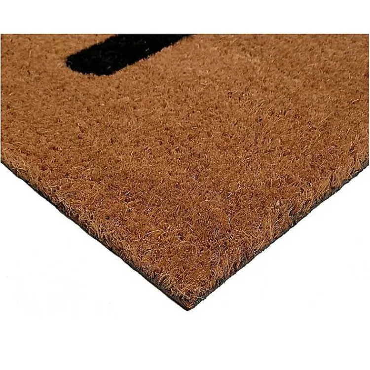 Kirklands Home Natural Arch Hello Doormat Brown Best