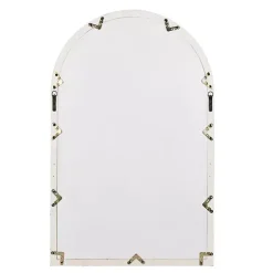 Kirklands Home Natural Arched Pane Doors Wall Mirror Clearance