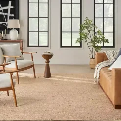 Kirklands Home Natural Bleach Jute Reversible Area Rug, 8x10 Tan Outlet