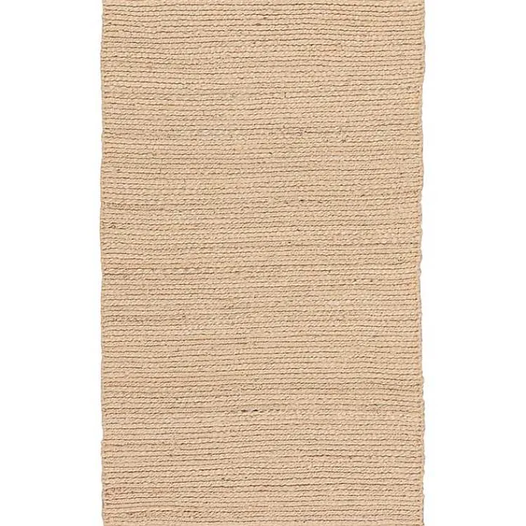 Kirklands Home Natural Bleached Jute Area Rug, 3x5 Tan Hot