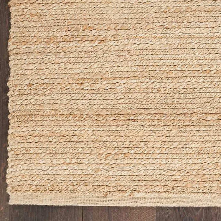 Kirklands Home Natural Bleached Jute Area Rug, 3x5 Tan Hot