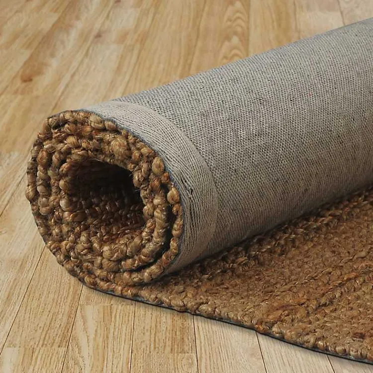Kirklands Home Natural Braided Jute Area Rug, 5x7 Brown Sale