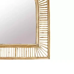 Kirklands Home Natural Cane Arched Wall Mirror