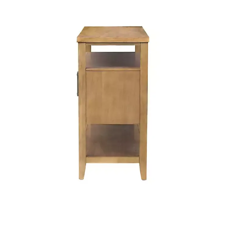 Kirklands Home Natural Cane Martha Sterwart Console Table Tan