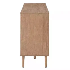 Kirklands Home Natural Cane Wood Arched Sideboard Cabinet Sale
