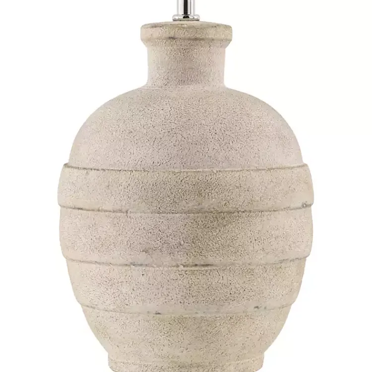 Kirklands Home Natural Ceramic 2-pc. Lamps with Seagrass Shades Tan Best
