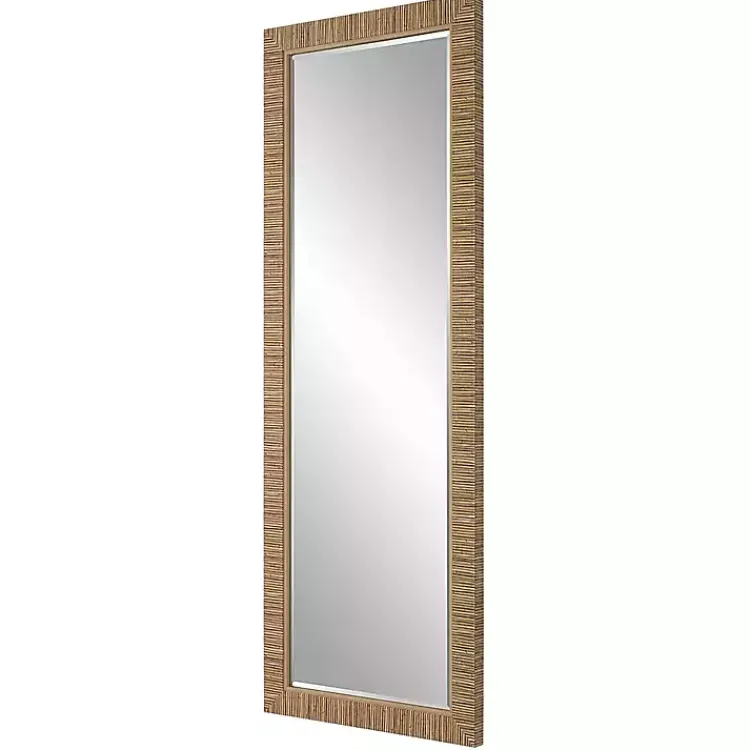 Kirklands Home Natural Coastal Full-Length Wall Mirror Discount