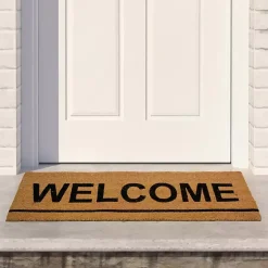 Kirklands Home Natural Coir Welcome Doormat Online