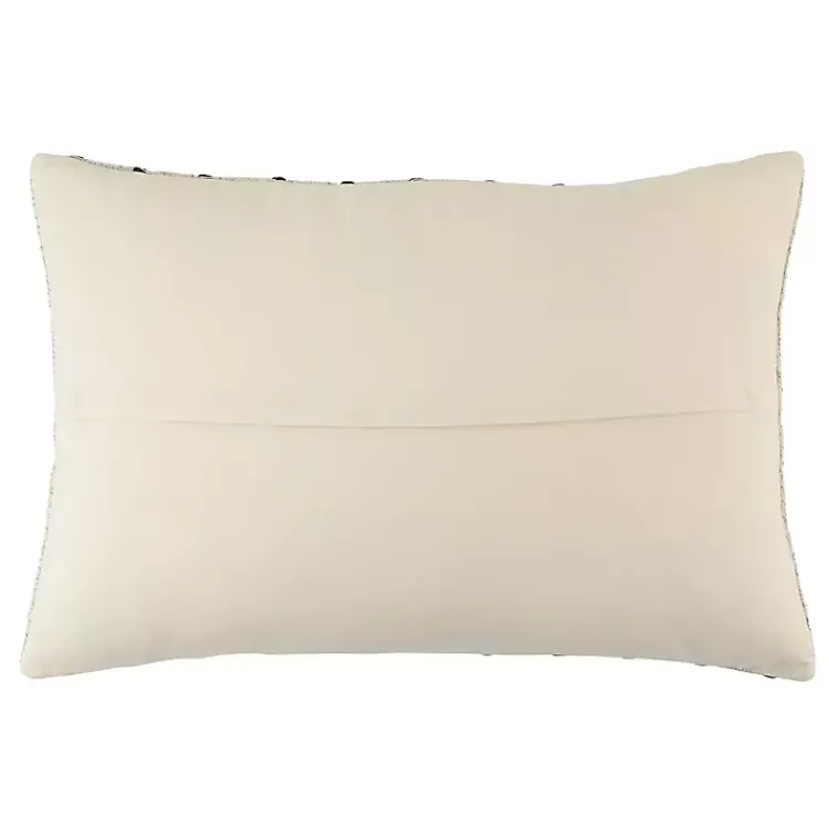 Pillows>Kirklands Home Natural Corded Cotton Lumbar Pillow