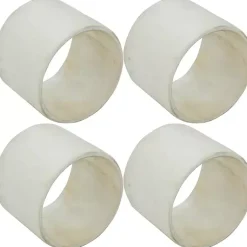 Kirklands Home Natural Cream Marble 4-pc. Napkin Ring Set Discount