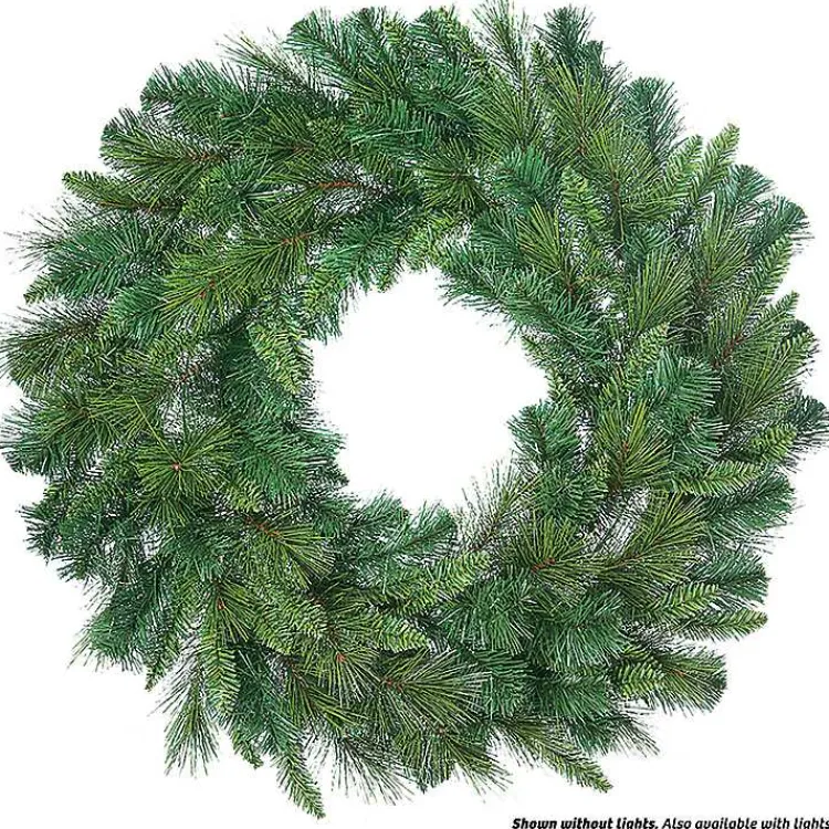 Christmas Wreaths>Kirklands Home Natural Deluxe Belgium Pine Wreath, 36 in. Green