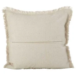 Pillows>Kirklands Home Natural Diamond Pillow with Fringed Edges