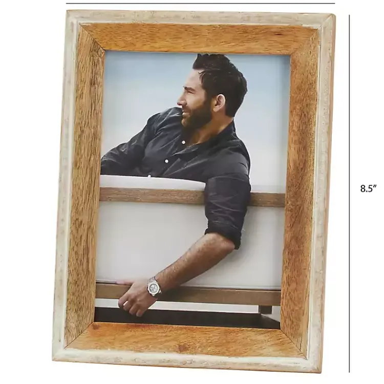 Picture Frames>Kirklands Home Natural Distressed Picture Frame, 5x7 Tan