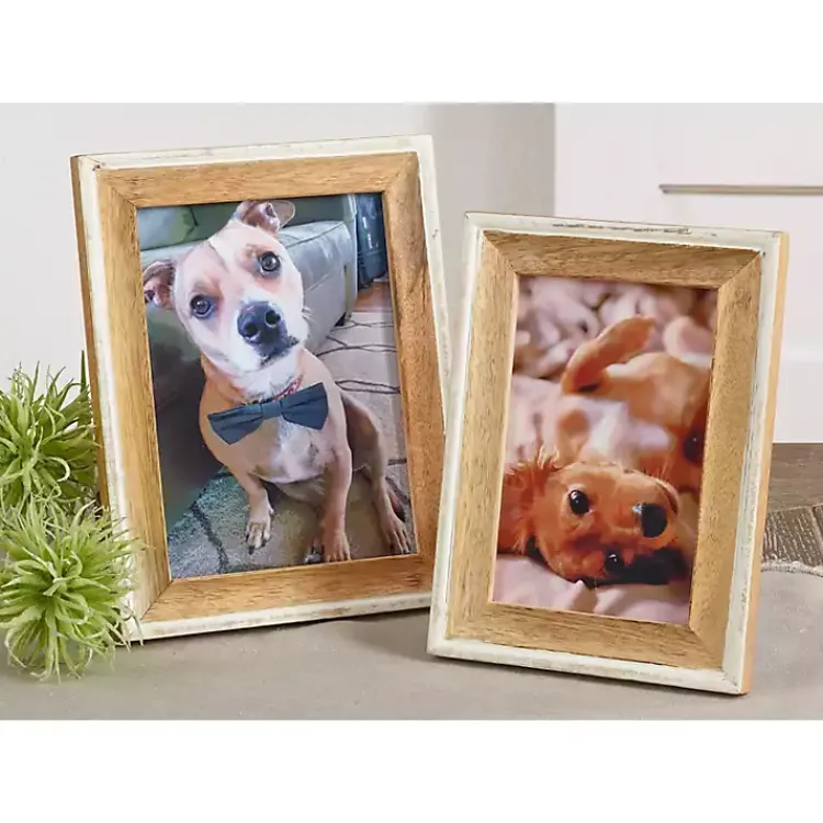 Picture Frames>Kirklands Home Natural Distressed Picture Frame, 5x7 Tan