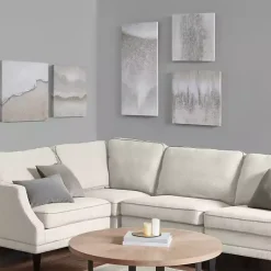Kirklands Home Natural Essence Canvas Art Prints, Set of 5 Gray Outlet