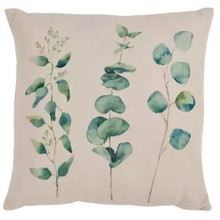 Pillows>Kirklands Home Natural Eucalyptus Print Pillow