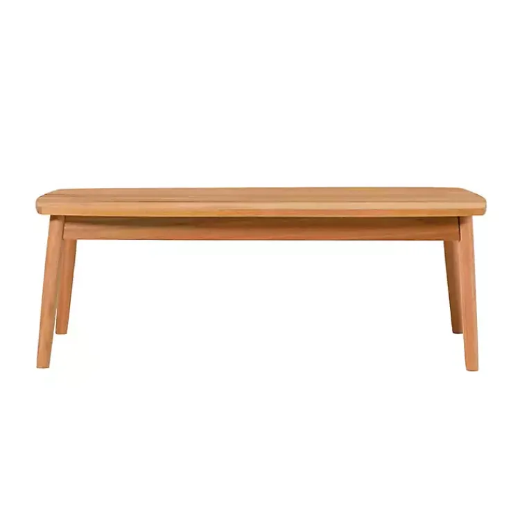 Kirklands Home Natural Eucalyptus Wood Outdoor Coffee Table Tan Online
