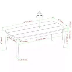Kirklands Home Natural Eucalyptus Wood Outdoor Coffee Table Tan Online