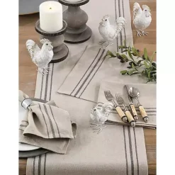 Kirklands Home Natural Everyday Striped Linen Placemats, Set of 4 Online