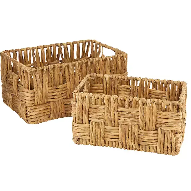 Baskets & Boxes>Kirklands Home Natural Fibers 2-pc. Jute Basket Set Brown