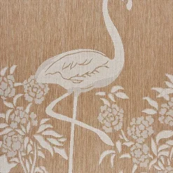 Kirklands Home Natural Flamingo Indoor/Outdoor Area Rug, 5x7 Best