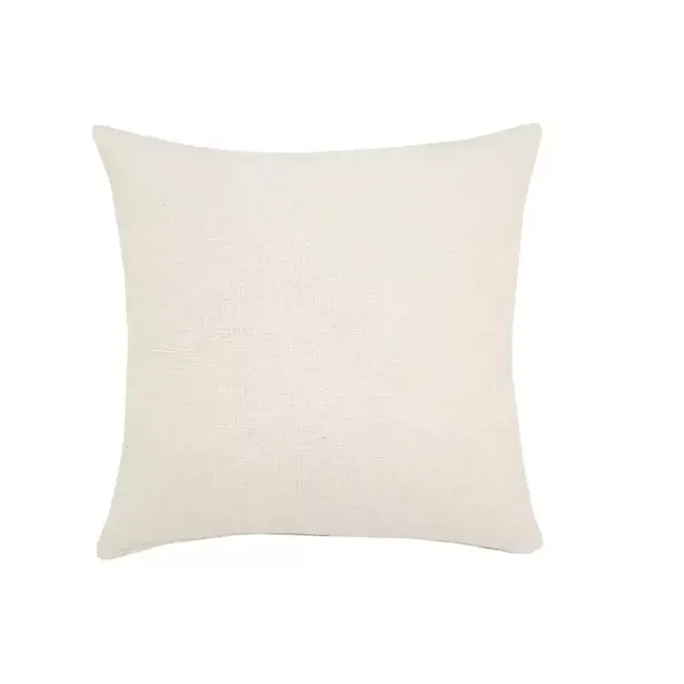 Pillows>Kirklands Home Natural Fringe Diamond Pillow, 26 in. Tan