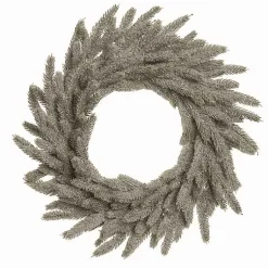 Wreaths>Kirklands Home Natural Frosted Pine Branch Christmas Wreath Green