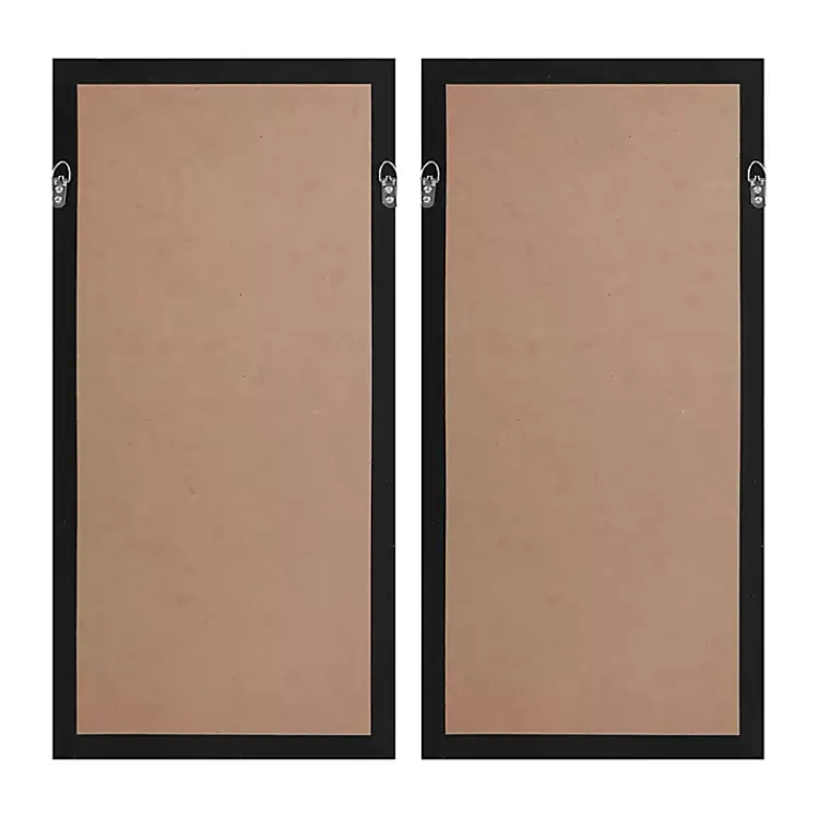 Kirklands Home Natural Geometric Rice Paper Framed Art, Set of 2 Tan New