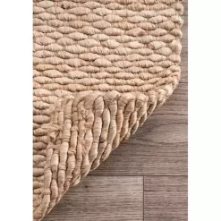 Kirklands Home Natural Halsey Area Rug, 5x8 Tan Hot