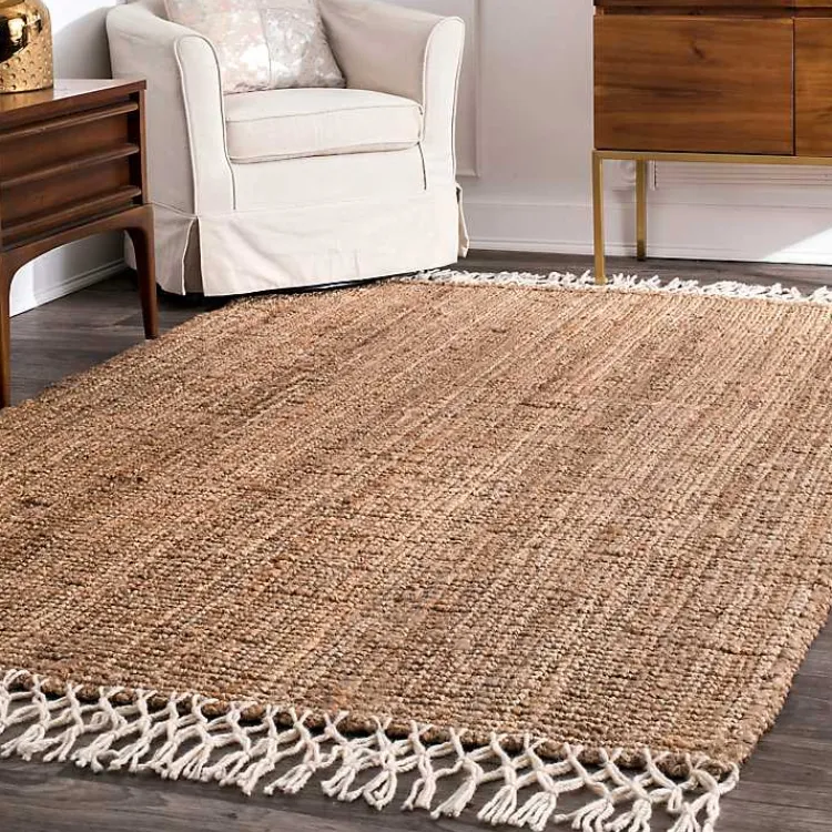 Kirklands Home Natural Handwoven Area Rug, 10x14 Tan Hot