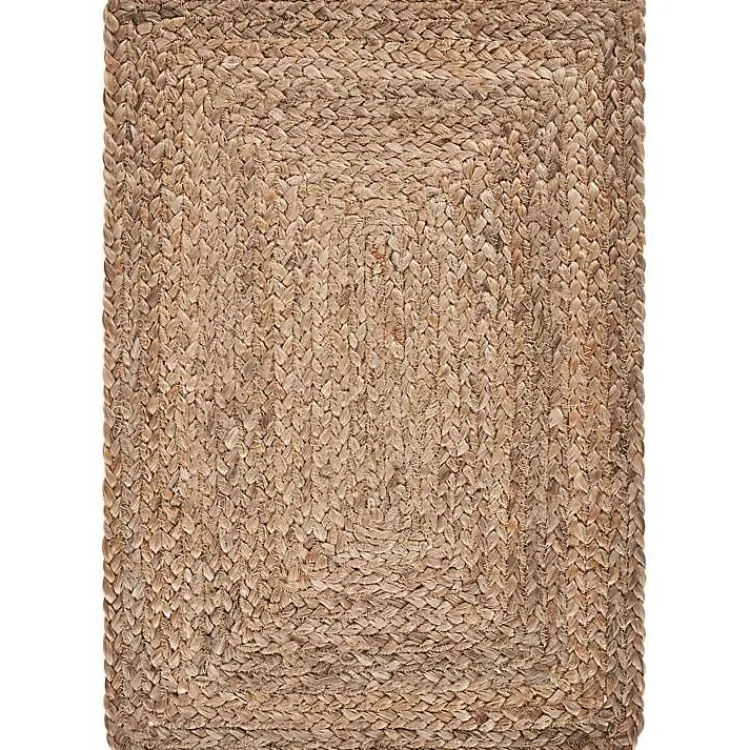Kirklands Home Natural Jute Braided Placemats, Set of 4 Tan Discount