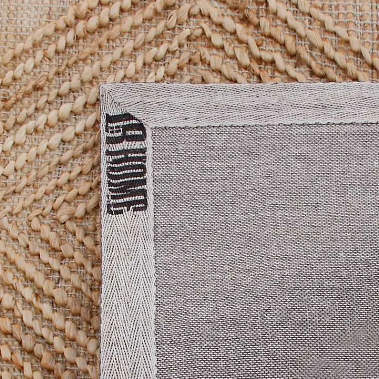 Kirklands Home Natural Jute Diamond Modern Woven Area Rug, 5x8 Brown Online