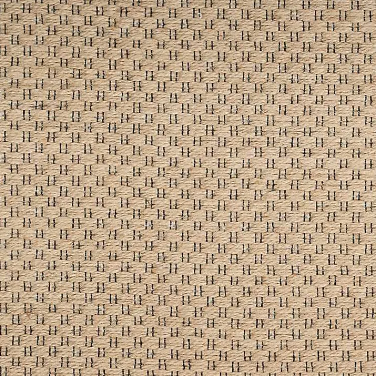 Kirklands Home Natural Jute Solid Woven Area Rug, 5x7 Tan Outlet