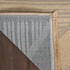 Kirklands Home Natural Jute Woven Diamond Area Rug, 3x5 Best