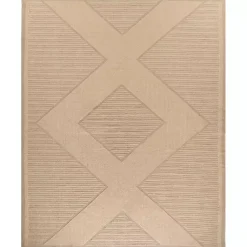 Kirklands Home Natural Jute Woven Diamond Area Rug, 7x9 Best