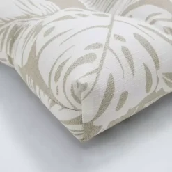 Kirklands Home Natural Leaves Loveseat Outdoor Cushion Hot