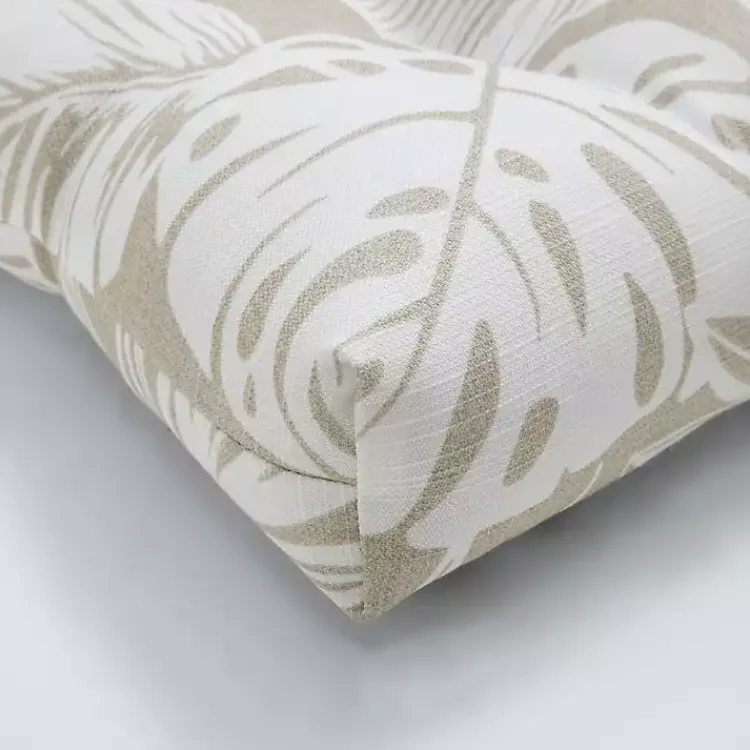 Kirklands Home Natural Leaves Loveseat Outdoor Cushion Hot