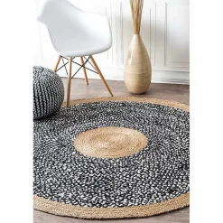 Kirklands Home Natural Lesha Round Rug, 6 ft. Clearance