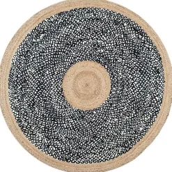 Kirklands Home Natural Lesha Round Rug, 8 ft. Best