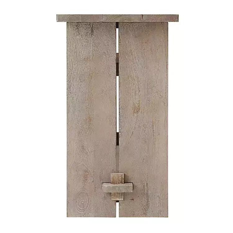 Kirklands Home Natural Mango Wood Farmhouse Console
